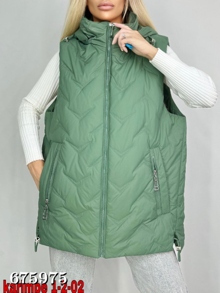 Женская жилетка с капюшоном купить в Садовод интернет-магазин. Артикул ...